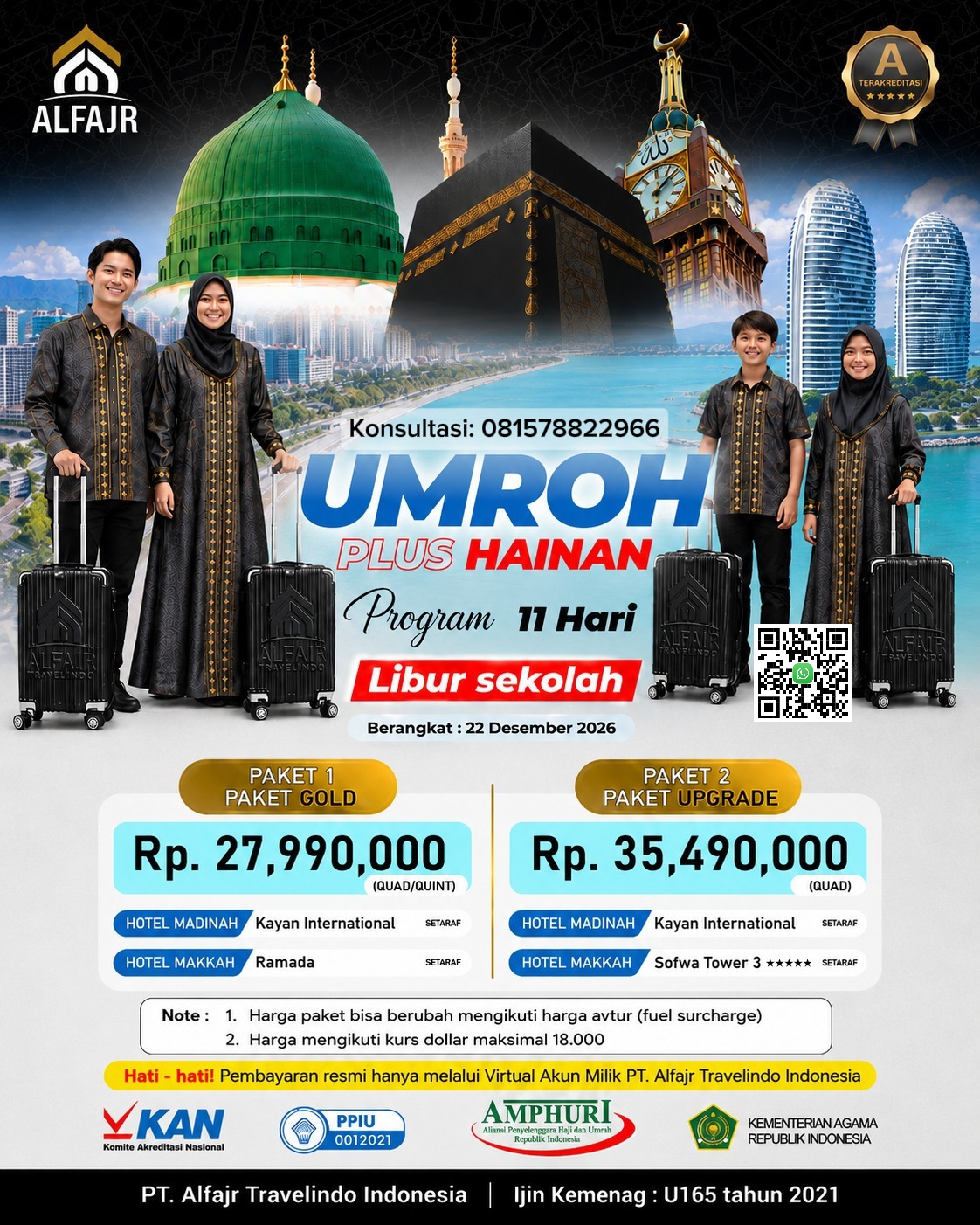 Plus Hainan 11 Hari 2026 Official Pusat Solo Alfajr Umroh Purworejo Haji Khusus Kebumen Magelang Wonosobo Temanggung Yogya Kulonprogo 3 November 2026 Libur Sekolah