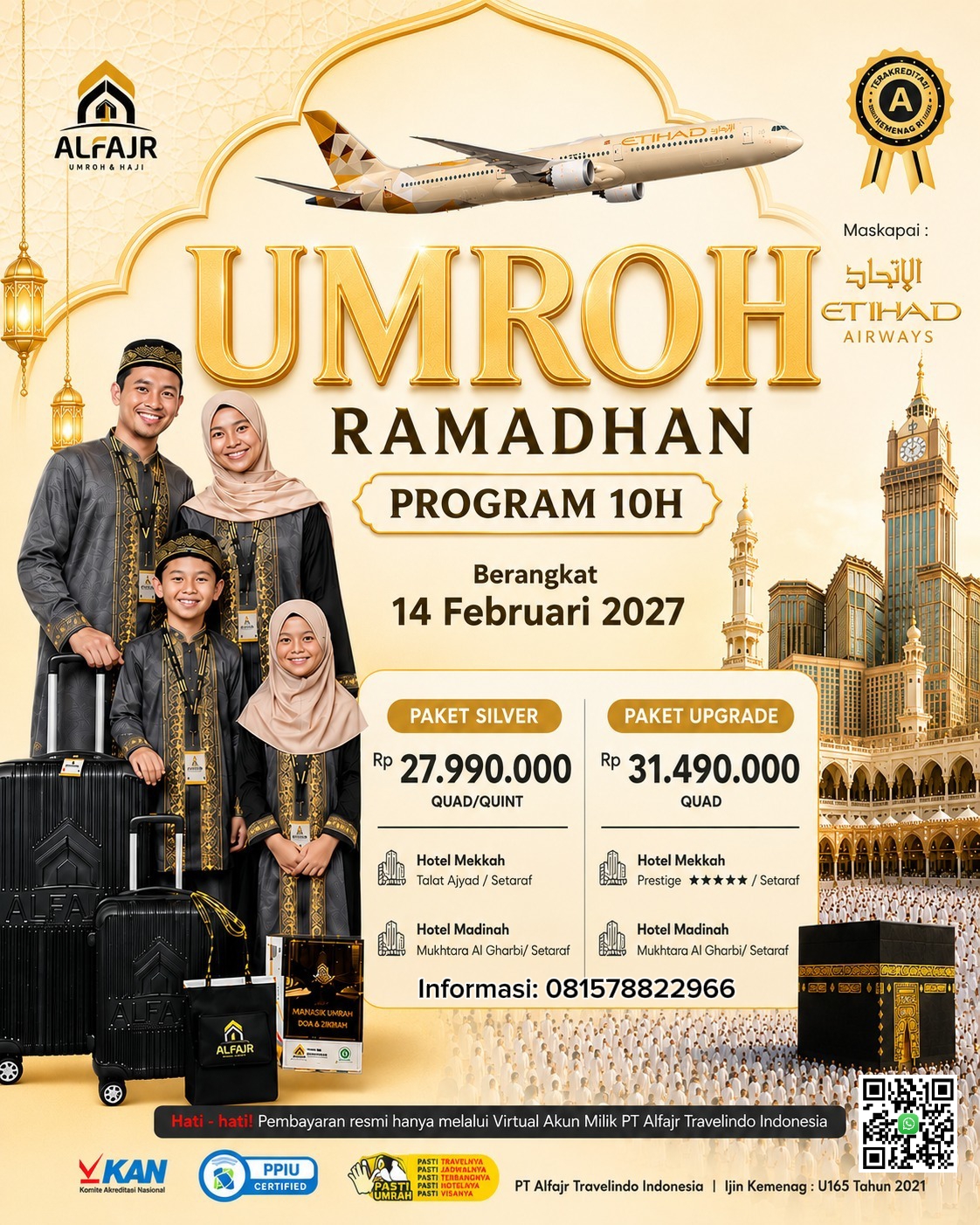 Ramadhan 10 Hari Etihad Official Pusat Solo Alfajr Umroh Purworejo Haji Khusus Kebumen Magelang Wonosobo Temanggung Yogya Kulonprogo Bantul Sleman Gunung Kidul 14 Februari 2027