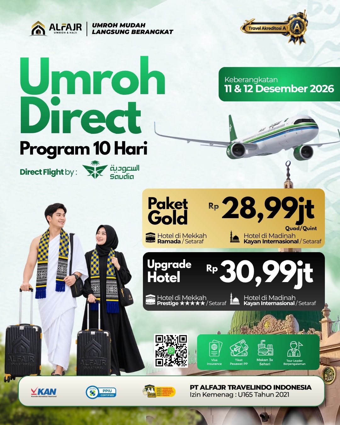 Saudia 10 Hari Official Pusat Solo Alfajr Umroh Purworejo Haji Khusus Kebumen Magelang Wonosobo Temanggung Yogya Kulonprogo Bantul Sleman Gunung Kidul 11 12 Desember 2026