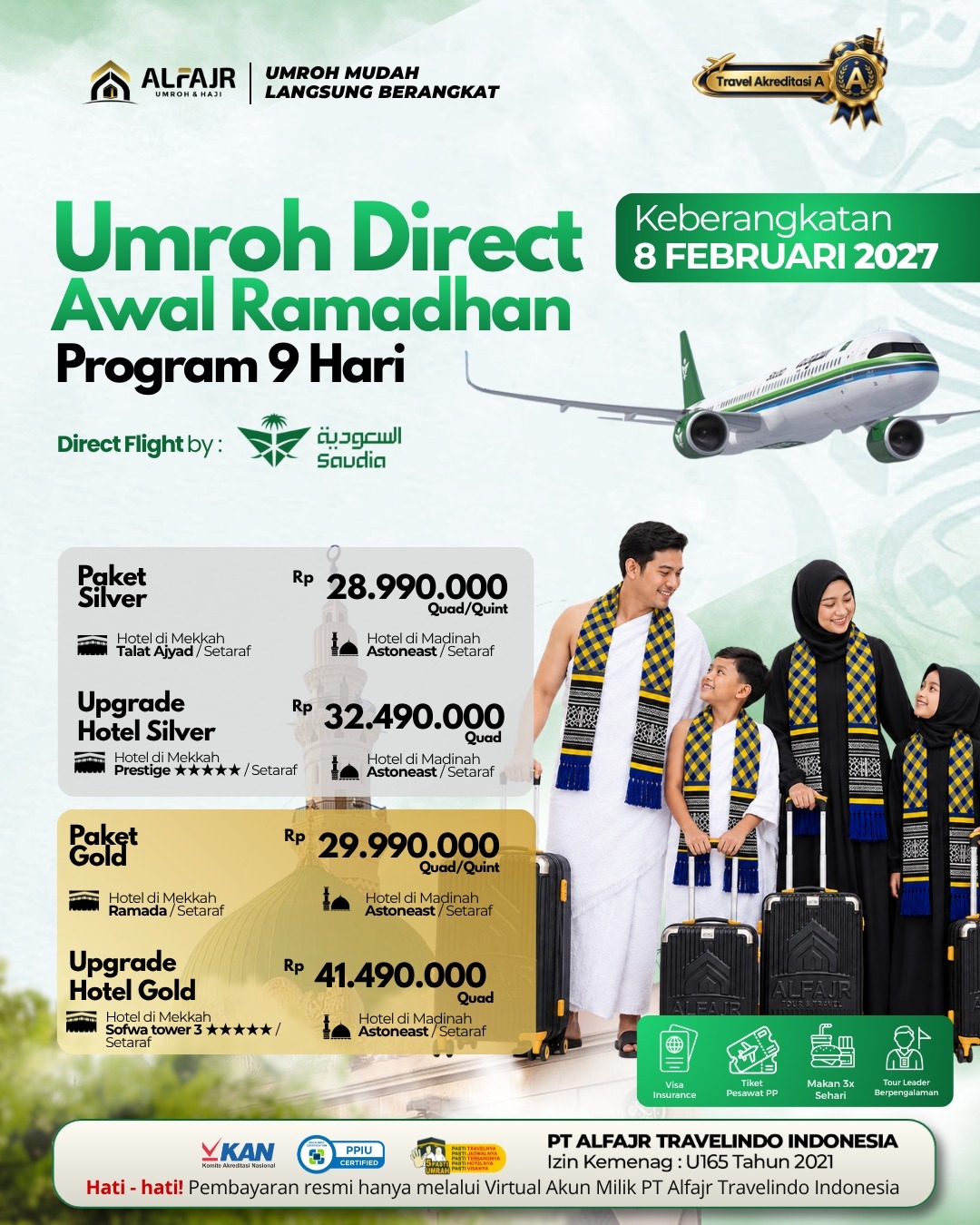 Awal Ramadhan 9 Hari Saudia Official Pusat Alfajr Umroh Purworejo Haji Khusus Kebumen Magelang Wonosobo Temanggung Yogya Kulonprogo Bantul Sleman Gunung Kidul Februari 2027