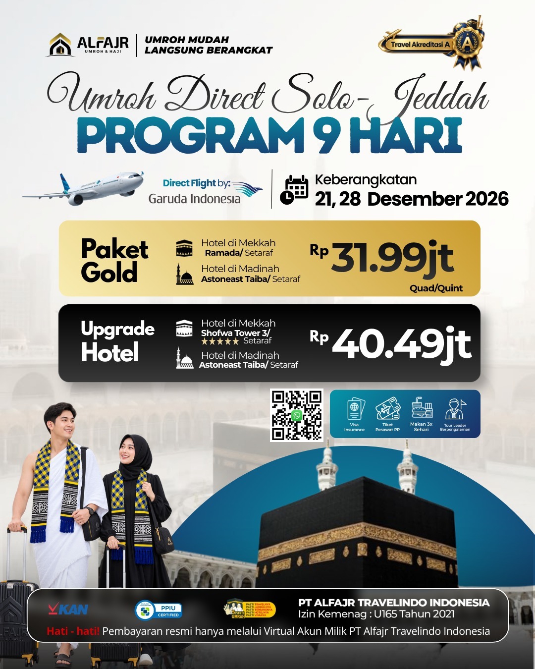 Garuda 9 Hari Direct Solo Jeddah Official Pusat Alfajr Umroh Purworejo Haji Khusus Kebumen Magelang Wonosobo Temanggung Yogya Kulonprogo Bantul Sleman Gunung Kidul 21 28 Desember 2026
