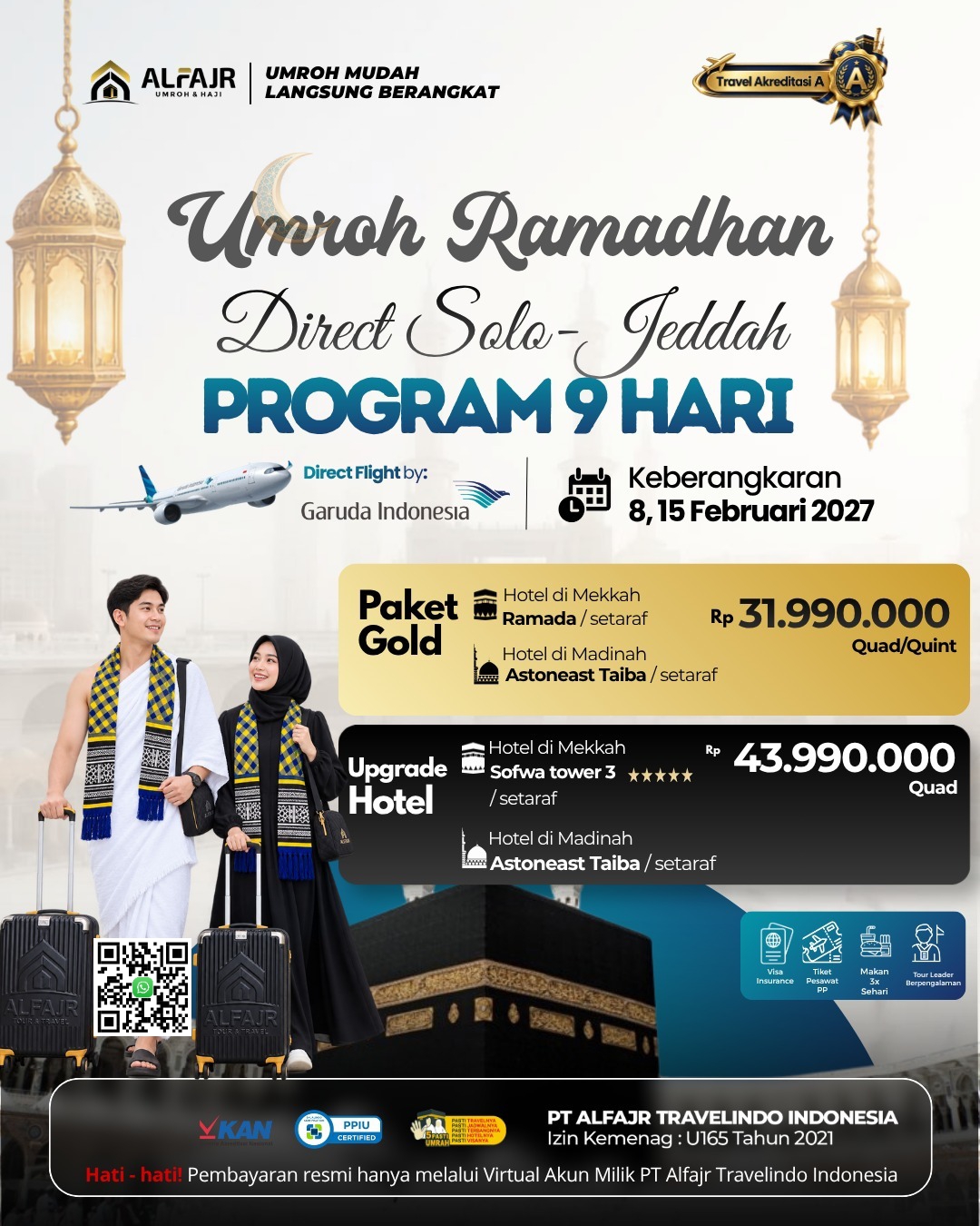 Ramadhan Garuda 9 Hari Direct Solo Jeddah Official Pusat Alfajr Umroh Purworejo Haji Khusus Kebumen Magelang Wonosobo Temanggung Yogya Kulonprogo Bantul Sleman Gunung Kidul Februari 2027